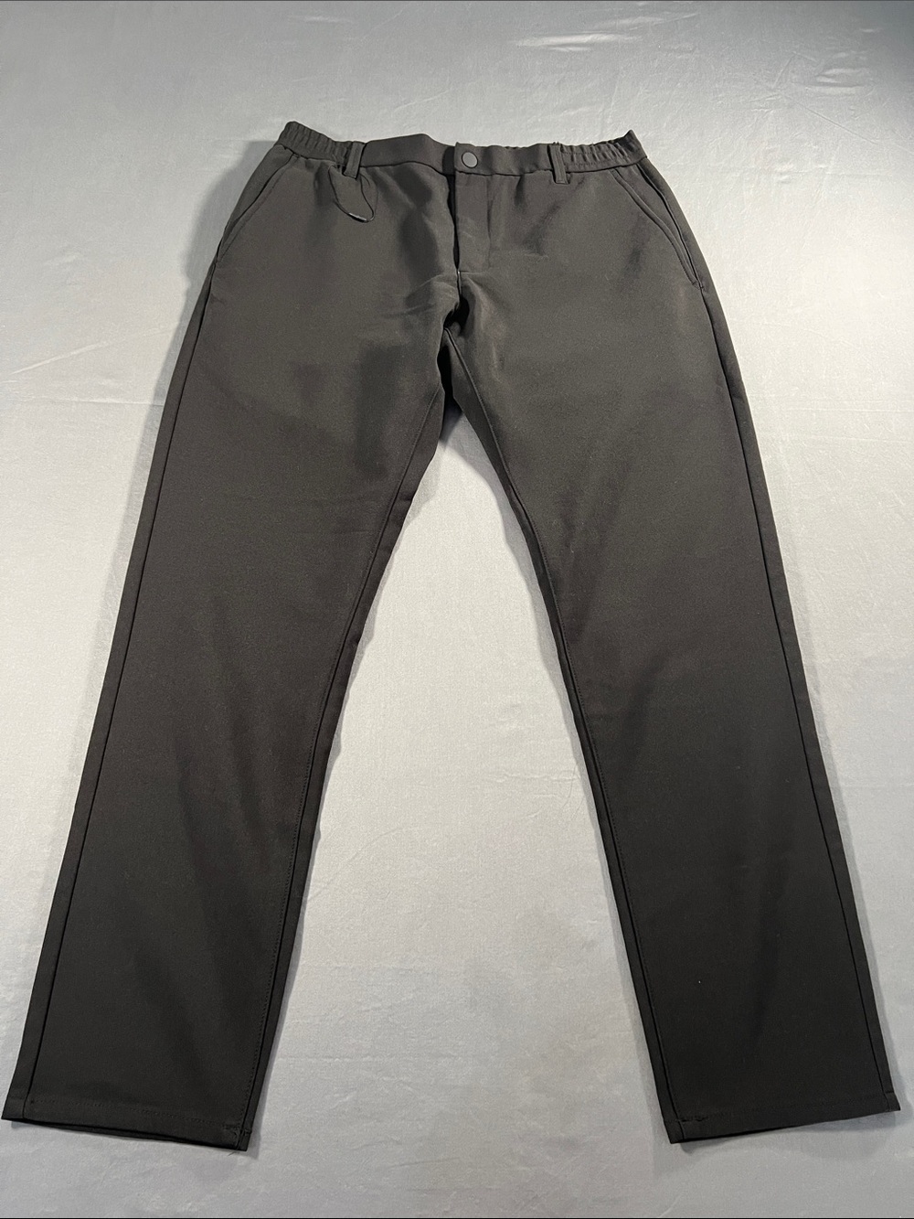 Zara Men's Black Chinos with Elastic Waist